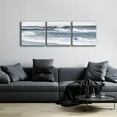 thumbnail image 3 of Epic Art 'Ocean Panorama' by Lori Deiter Acrylic Glass Wall Art, 3 Piece Set, 72" x 24", 3 of 8