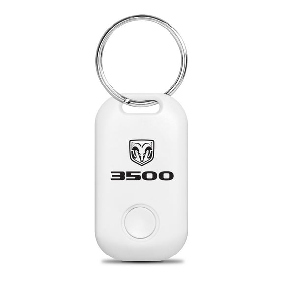RAM 3500 Logo White Bluetooth Wireless Key Finder Tracking Device Key Chain