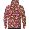 thumbnail image 5 of Hoodies for Men - Skull blue daisy flower Long Sleeve Comfrt Men'S Fashion Hoodies & Sweatshirts, Sweatshirts for Men Hoodies Pullover Clothing Clothes with Pouch, 5 of 7