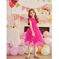 thumbnail image 6 of Arshiner Little Girls Tutu Dress Tulle Summer Princess Party Valentines Birthday Formal Dresses, 6 of 8