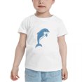 thumbnail image 2 of Dolphin Cute Toddler T-Shirts for Boys Girls (White, 4T), 2 of 5