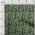 thumbnail image 2 of oneOone Polyester Spandex Dark Green Fabric Asian Baroque Diy Clothing Quilting Fabric Print Fabric By Yard 56 Inch Wide, 2 of 4