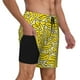 thumbnail image 2 of Balery Banana A Bañador para hombre, shorts de playa de secado rápido con entrepierna y forro de compresión-Small, 2 of 6