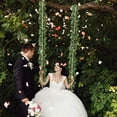 thumbnail image 4 of Innens 12PCS Fake Green Leaf Vines & Wisteria Vines Wedding Arch Garland Hanging Plants, 4 of 5