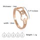 thumbnail image 1 of Aoxiang lindo anillo de pata de perro corazón de acero inoxidable mujeres chica anillos de pata de gato joyería de animales regalo de fiesta de aniversario para amantes de los perros y mascotas, 1 of 2