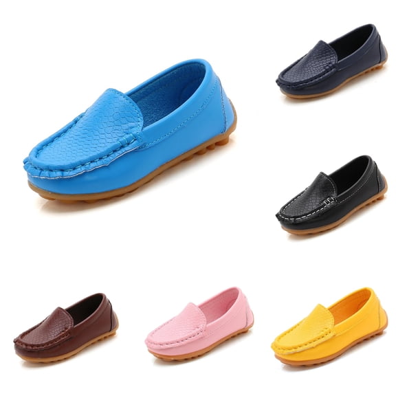 TIANZEN Toddler Little Kid Boys Girls Soft On Loafers Dress Flat Shoes Boat Shoes Casual Shoes Shoes Kids