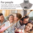 thumbnail image 3 of Neck Heating Pad Wrap Heated Shoulder Massager USB Electric Cervical Reliev, 3 of 8