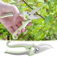 thumbnail image 1 of Tijeras de podar para árboles frutales | Tijeras de jardín para recolectar fruta e injertar plantas | Mango ergonómico antideslizante | Hoja de acero inoxidable | Paquete de 1, 1 of 7