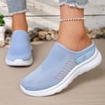 thumbnail image 5 of YOUYEDIAN Orthopedic Casual Shoes for Women Arch Support Nurse Shoes Wide Slip on Non Slip Hiking Shoes Mesh Stretch Comfortable 2026 New Foam Shoes (Blue), 5 of 7