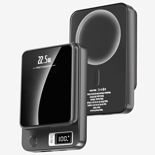 Banco de energía inalámbrico magnético MagSafe de 10 000 mAh y 20 W PD para iPhone 15/14/13/12