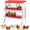 red, variant on Towallmark 6-Hole Chicken Nesting Box for Laying Eggs, Roll out Nesting Boxes for Hens, Chickens, Ducks, Two-Tier Large Egg Laying Boxes