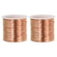 thumbnail image 1 of Uxcell Alambre de Cobre Sólido de 328 pies 0.3mm 28 Calibre, Alambre de Cobre Puro, Tono de Cobre 2 Rollos, 1 of 5