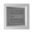 thumbnail image 3 of Fairfield 18in Square Planter - White, 3 of 12