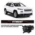 thumbnail image 4 of For 2014-2018 Jeep Cherokee Black Projector Headlights Left&Right Headlamp LH/RH, 4 of 4
