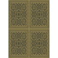 thumbnail image 1 of Ahgly Company Machine Washable Indoor Rectangle Transitional Brass Green Area Rugs, 5' x 7', 1 of 7
