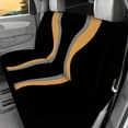 thumbnail image 5 of Pzuqiu Brown Car Seat Covers Full Set Breathable Automotive Seat Covers Anti Slip Seat Protectors Universal Fit for Most Automotive Cars SUV Trucks, 5 of 7
