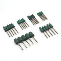 30Pc Rubber Grinding Wheel Abrasive Polishing Burr Mounted Point 1/8" Shank