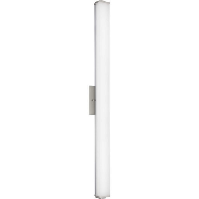Progress Lighting P300210-009-30 Phase 2.1 LED Collection 48" White Shade Modern Bath Vanity Light Brushed Nickel