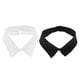 thumbnail image 4 of Colr Falso De Blusa Media Camisa Extraíble Accesorios opas Chaquetas s Informales De r Negro Macarena Cuello falso de gasa para mujer, 4 of 8