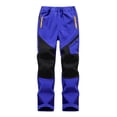 thumbnail image 2 of Pantalones de asalto para niños, pantalones de exterior de carcasa blanda para hombres y mujeres, impermeables, transpirables, resistentes al desgaste, cálidos, pantalones de senderismo de otoño e, 2 of 6