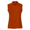 thumbnail image 6 of Women Sleeveless Button Down Shirts Chiffon for Work and Casual Occasions, 6 of 6