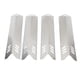 thumbnail image 1 of Placas de calor para parrilla ajustables, escudo de acero inoxidable, cubiertas para quemadores de horno, placas deflectoras de parrilla de Gas para barbacoa, tienda de calor, 4 Uds., 1 of 10