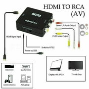 HDMI To RCA AV Adapter Converter Cable CVBS 3RCA 1080P Composite Video Audio