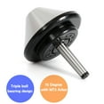 thumbnail image 3 of 120mm 4.66" MT2 Steel Bull Nose Live Center Morse Taper 75 Degree Nose Tool Bit Silver 900lbs Load Capacity, 3 of 12