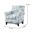 thumbnail image 4 of Southern Home Furnishings Coral Reef Oceanside Cotton Accent Chair - Multi-Color, 4 of 6