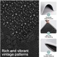 thumbnail image 3 of Black White Halloween Symbol Pattern Kitchen Rugs Sets Of 3,Kitchen Runner Rugs Non Skid Washable,Decorative Kitchen Floor Mats for Kitchen,Sink,Laundry,17"x30"+ 17"x47" + 17"x59", 3 of 6