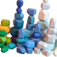 thumbnail image 3 of de Piedras para Montessori Artware Creativo Ligero Bloques de construcción de apilamiento piezas Salvador Juguetes de bloques de apilamiento, 3 of 10