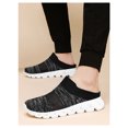 thumbnail image 2 of Men's Backless Slip‑on Mule Walking Shoes, Knit Mesh Casual Slide Footwear With Segmented Grooved Outsole for Daily Leisure, 2 of 4