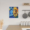 thumbnail image 6 of Sikiie vintage Starry Sunflower Print Canvas Decorative Hanging Painting, Anti-shrinkage Hanging Frame, Suitable for Home, Office Wall Decorations, 6 of 6