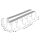 thumbnail image 4 of Ganchos debajo del estante para tazas, soporte para tazas de café, soporte para utensilios de cocina, ganchos colgantes para gabinete de cocina, A, 4 of 5
