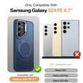 thumbnail image 6 of ANTSHARE for Samsung Galaxy S24 FE Case with 360°Rotatable Magnetic Stand & 9H ScreenProtector-Blue, 6 of 7