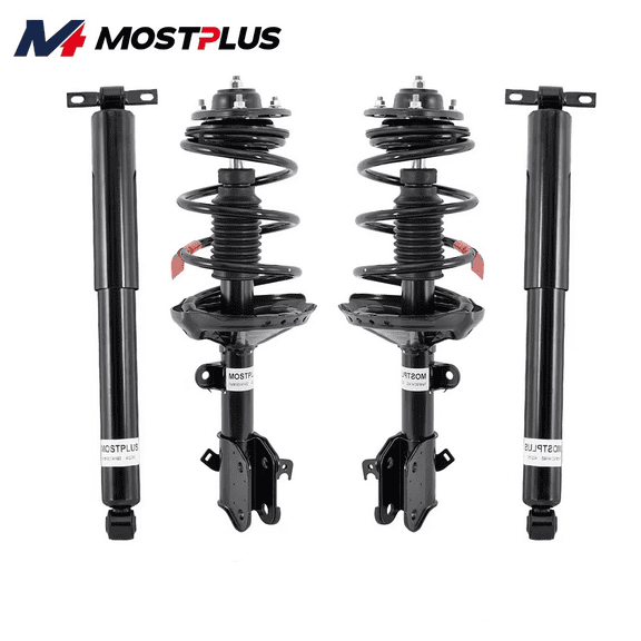 MOSTPLUS 4PCS Front & Rear Strut Shock Absorbers Assembly for 2005-2007 Honda Odyssey FWD