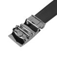 thumbnail image 3 of Black Men Waist Strap Classical Automatic Buckle Belt Genuine Leather Belt, 3 of 7