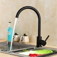 Black Kitchen 360 Degree Rotary Faucet 304 Stainless Steel Vegetable