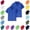 Royal Blue, variant on LTTVQM 2Pcs Girls Boys' School Uniform Short-Sleeve Lightweight Quick-Dry Polo Shirts, Breathable Cotton Button Collared Athletic Workout Golf Shirts Orange 7-8 Year