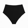 thumbnail image 6 of TOWED22 High Waisted Bikini Bottoms Ruched Tummy Control Swimsuits Bottoms Sexy Swim Bottom Bathing Suits for Women(Black,S), 6 of 6