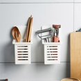 thumbnail image 2 of Wall Mounted Toothbrush Holder Set Spoon and Fork Holder for Kitchen Space Saving Toothbrush Storage, 2 of 5
