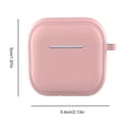 thumbnail image 4 of Funda Silicona para Con Llavero Y A Prueba Polvo AirPods 4 2024 () Rosa, 4 of 4