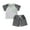 A01-Grey, variant on Boy Baby Clothes Boys Summer Color Block Outfits 3 6 9 12 18 24 Months Cotton Outfits