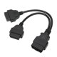 thumbnail image 2 of Cable de extensión de 16 pines O-BD2 1 a 2 adaptador de conector divisor de extensión de diagnóstico de O-BDII para coche longitud de extensión de 118 pulgadas ANGGREK Otros, 2 of 8