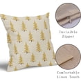 thumbnail image 4 of Christmas Tree Pillow Covers 18x18 Set of 2 Red Xmas Rustic Style Winter Print Decorative Outdoor Pillowcases Farmhouse Vintage Holiday Decorations Throw Cushion Case Decor for Couch Sofa Bed, 4 of 6