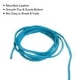 thumbnail image 4 of Uxcell 5.47 Yards 2.6mm Flat Leather Cord Suede String for DIY Crafts, Blue 3Pack, 4 of 6