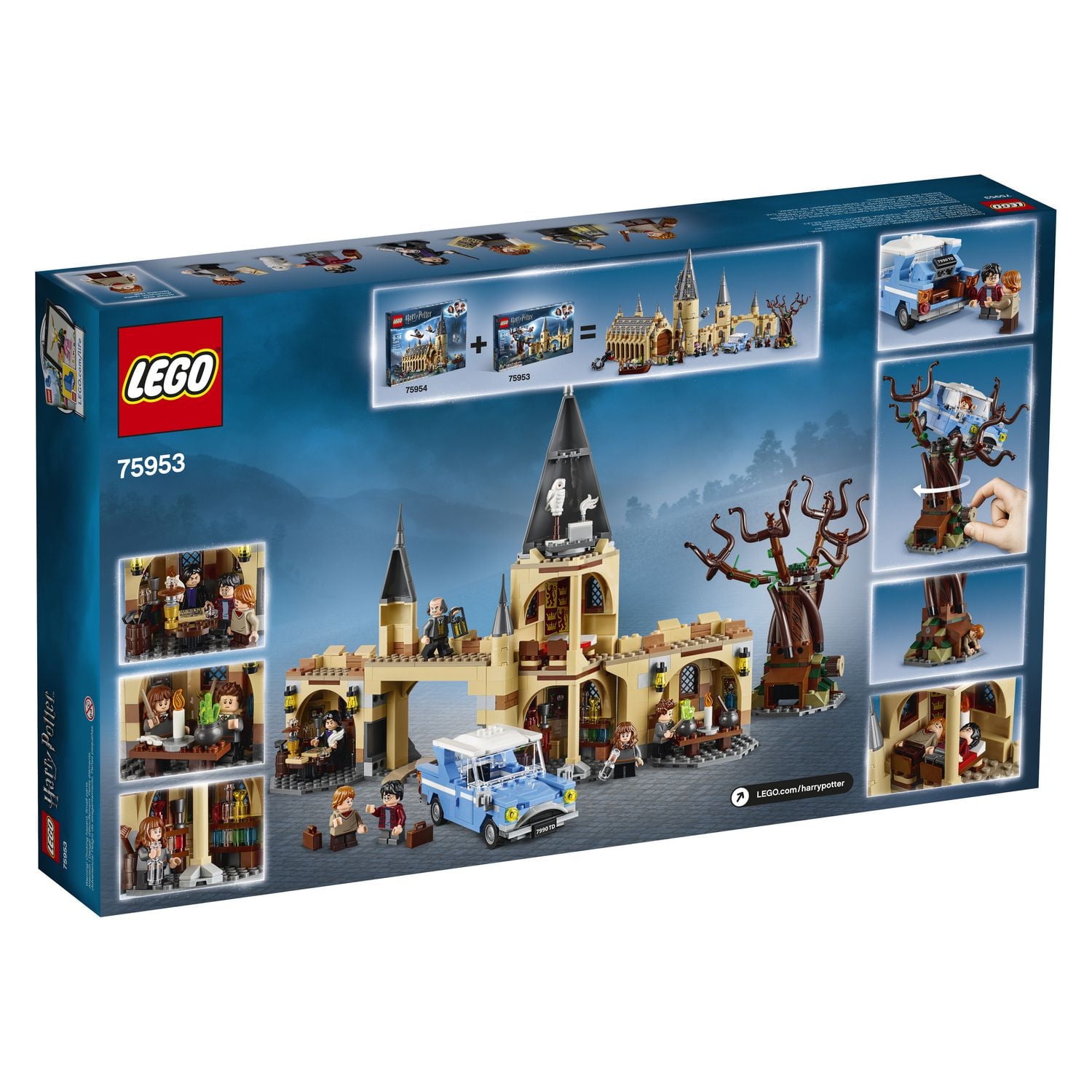 LEGO Harry Potter and the Chamber of Secrets Hogwarts Whomping Willow 75953 Building Kit (753 Piece)