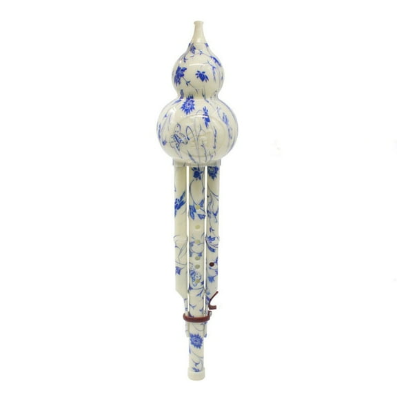 Hulusi Instrument, Gourd Flute, Chinese National Wind Instrument C Key Hulusi Musical Instruments, Flute Instrument Practice Teaching Instrument for Adults Beginners