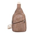 thumbnail image 2 of Sac de Poitrine pour Hommes 30 cm x 17 cm x 8 cm Léger et Respirant en Polyester pour Course, Randonnée, Voyage, Sac à Bandoulière avec Rangement à Compartiments Multiples, 2 of 2