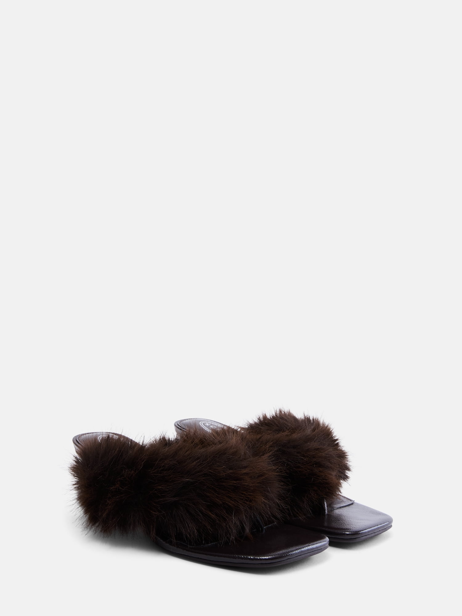 Scoop Women's Faux Fur Kitten Heels